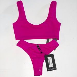 Pretty Little Thing Hot Pink Bikini